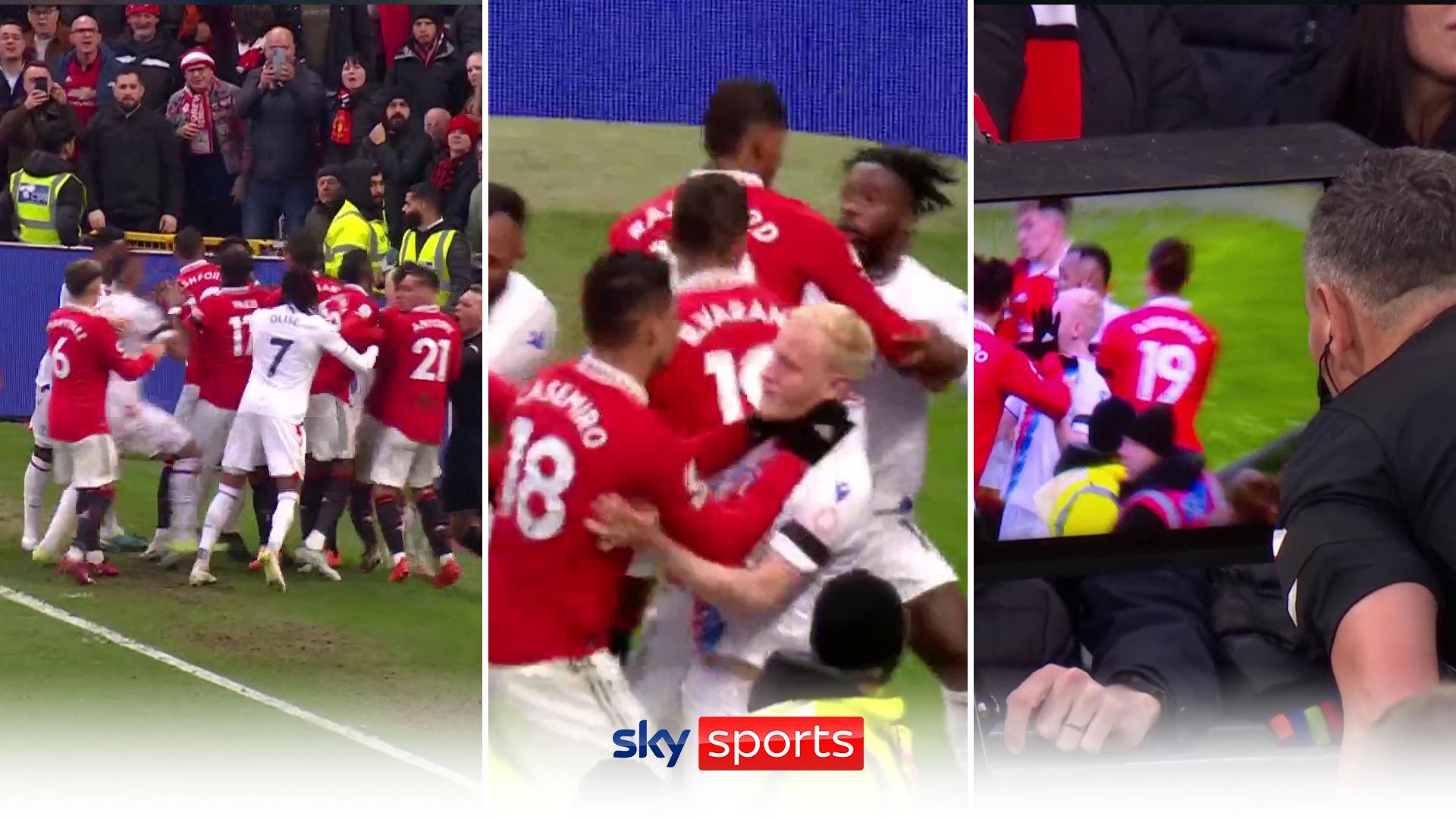 Should there have been more reds in Man Utd-Palace melee?