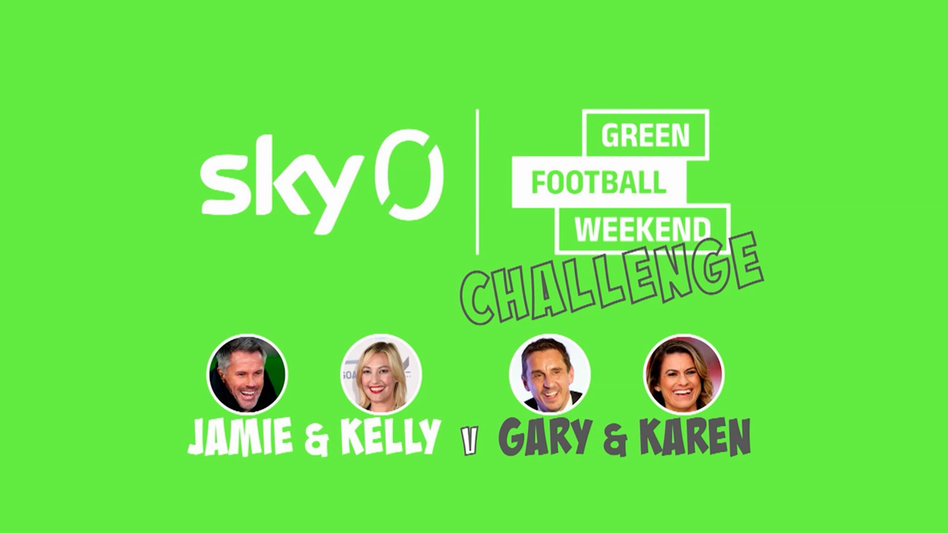 Green Football Weekend Challenge | Neville & Carney vs Carragher & Cates