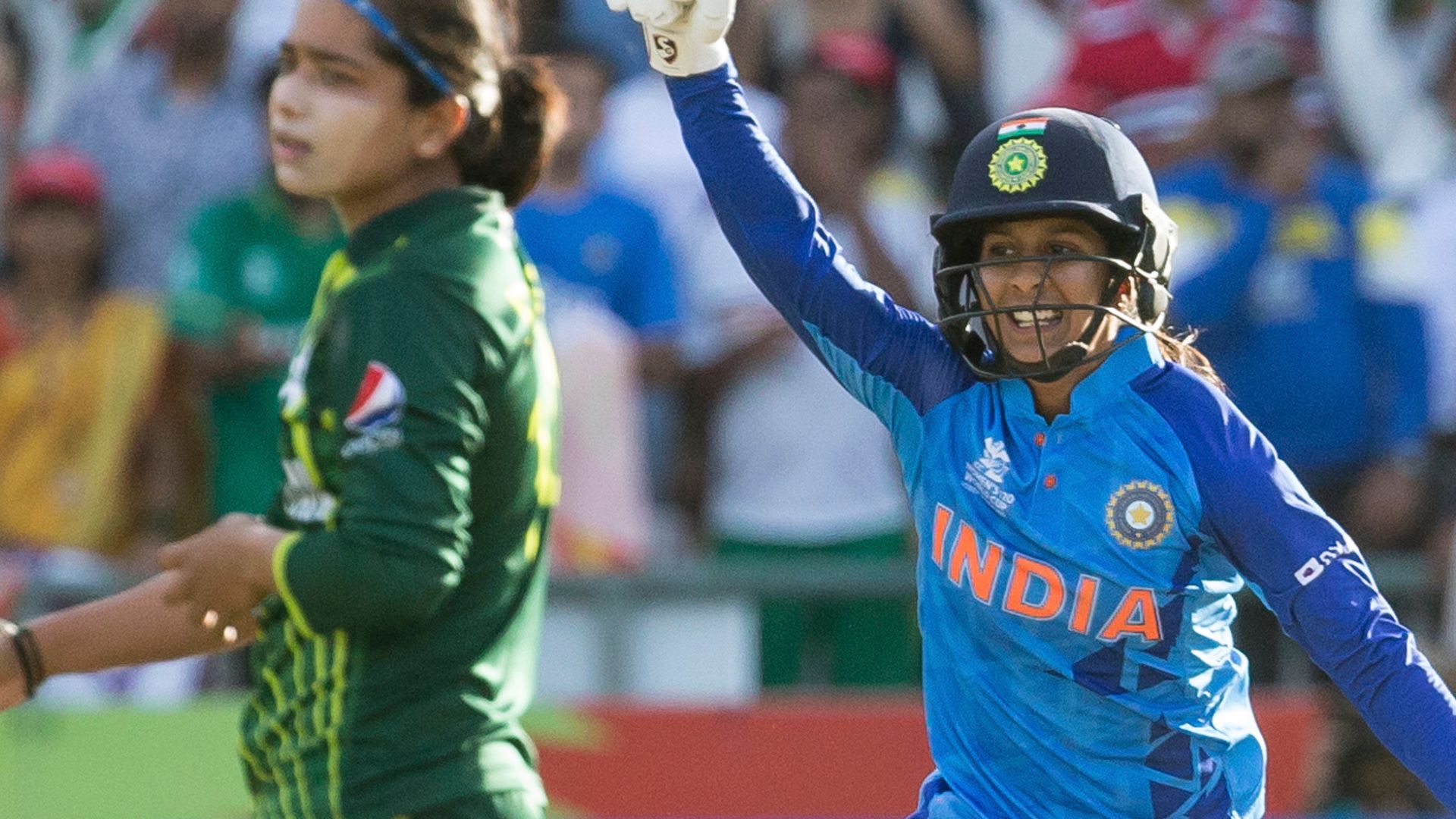 Rodrigues steers India to tense win over Pakistan at T20 World Cup