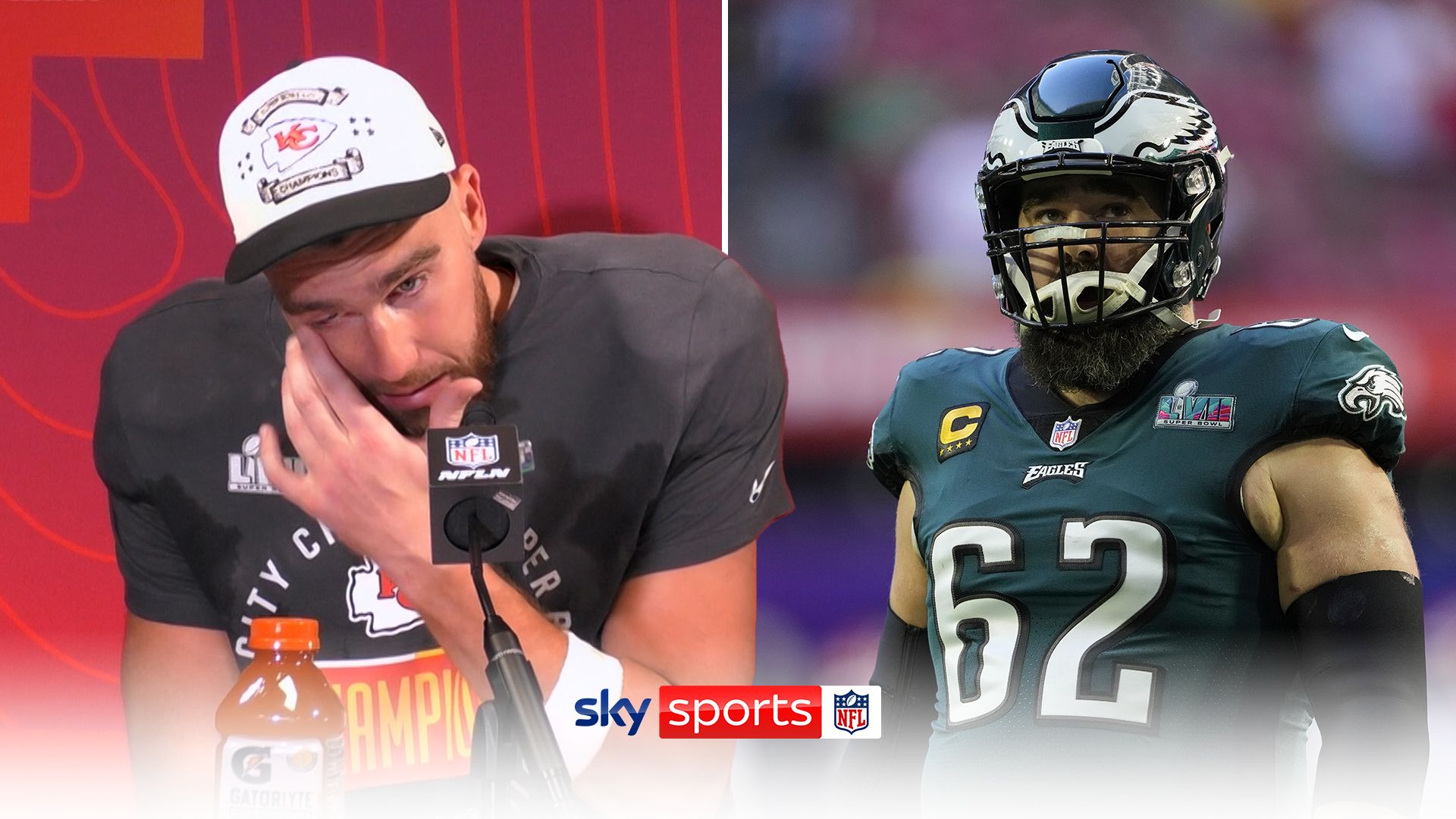 Emotional Kelce: There's nothing I could say to Jason other than I love him