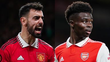 Bruno Fernandes and Manchester United will face Real Betis, while Bukayo Saka's Arsenal will play Sporting Lisbon in the Europa League last 16
