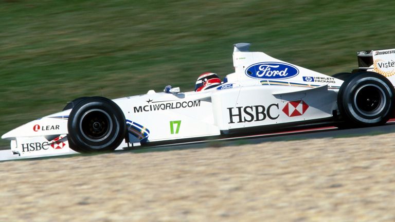 Un coche de Fórmula 1 de Stewart-Ford en 1999