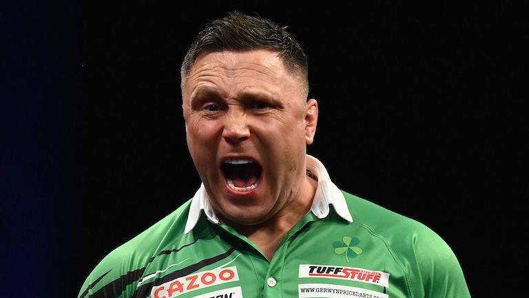 Gerwyn Price's runner-up finish moves him to eight points in the season-long standings