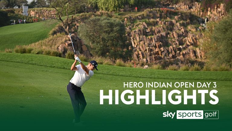 Highlights from the third round of the Hero Indian Open at the DLF Golf and Country Club