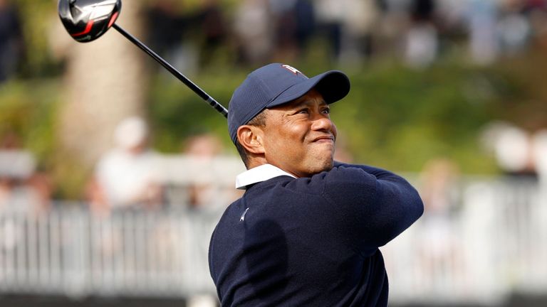 Woods made a total of five birdies during his opening round