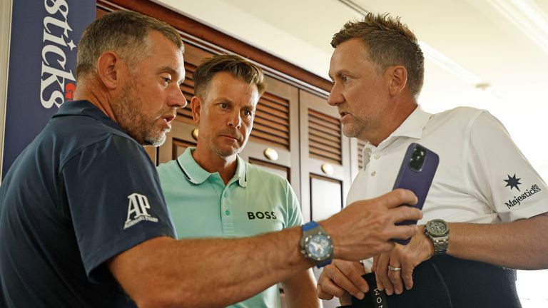 Lee Westwood (left) and Ian Poulter (right) are among the appellants being represented in the hearing 