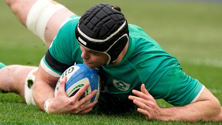 Instead, Ireland skipper on the day Ryan scored the first try shortly after