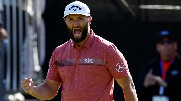 Jon Rahm logró una impresionante victoria en el Genesis Invitational 