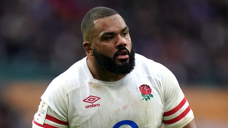 England tighthead prop Kyle Sinckler is fit enough to start after a facial injury 