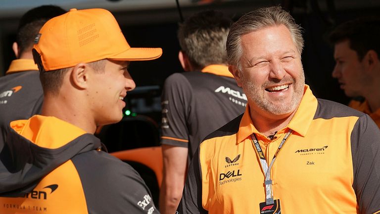 Lando Norris has a contract with McLaren until the end of 2025
