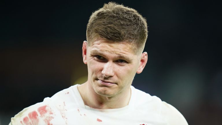 Owen Farrell starts at fly-half in place of Marcus Smith