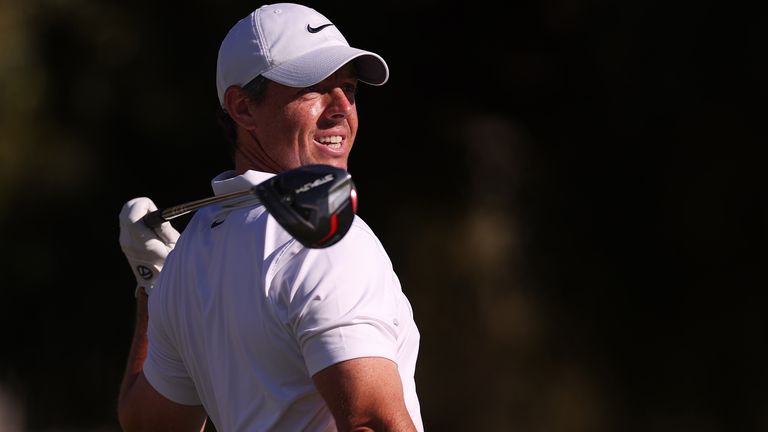 Rory McIlroy was much improved on Friday but still remains  seven strokes off leader Scottie Scheffler