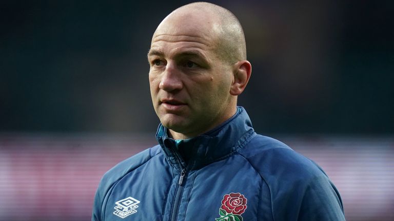 El entrenador en jefe de la unión de rugby de Inglaterra, Steve Borthwick (PA Images)