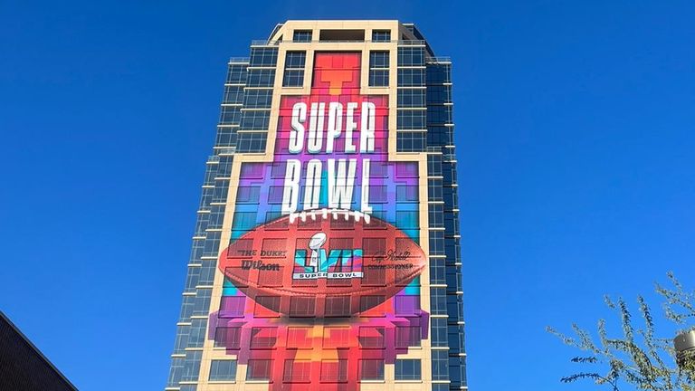 Super Bowl week in Arizona is underway ahead of the big game between the Chiefs and Eagles on Sunday, live on Sky Sports NFL
