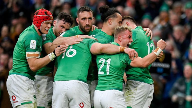 After away wins over Wales and Italy, and a stirring victory over France in Dublin, Ireland remain on for a Grand Slam 