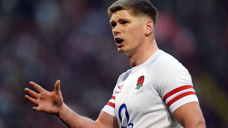 England captain Owen Farrell had a poor day off the kicking tee, missing two very kickable penalties and two conversions 