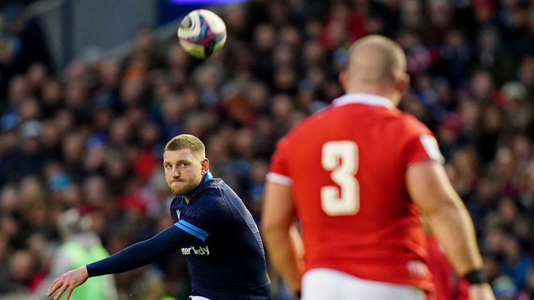 Finn Russell was in marvellous form in Scotland's victory over Wales in Edinburgh 