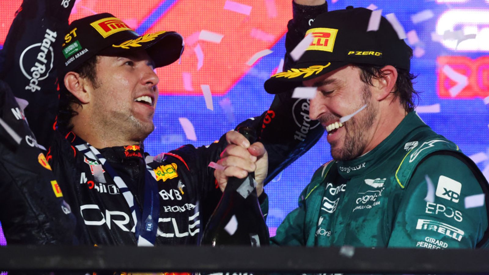 Martin Brundle on Saudi Arabian GP: Sergio Perez lands 'significant' blow on team-mate Max Verstappen