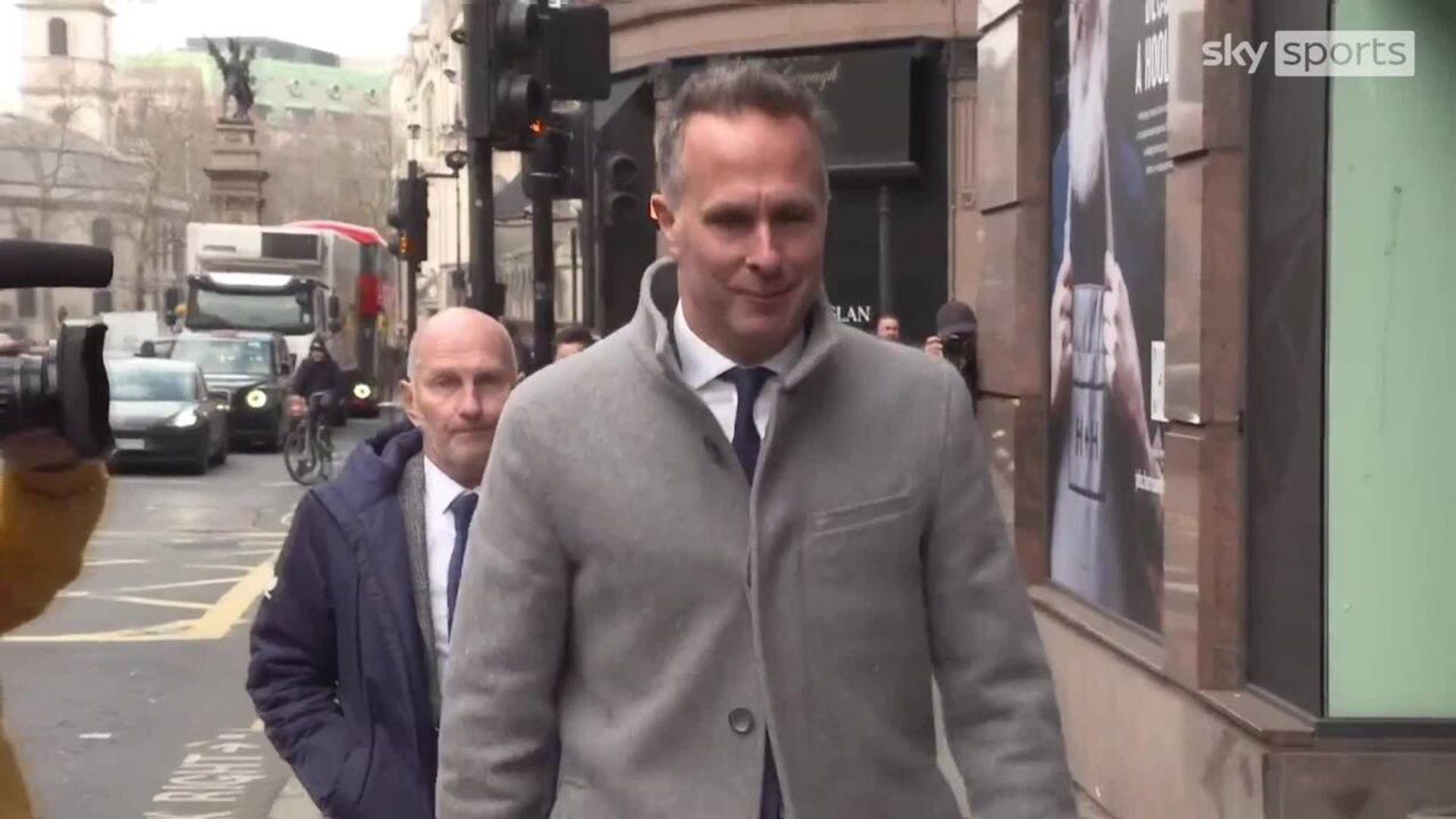 Vaughan arrives as day two of Yorkshire racism hearing begins