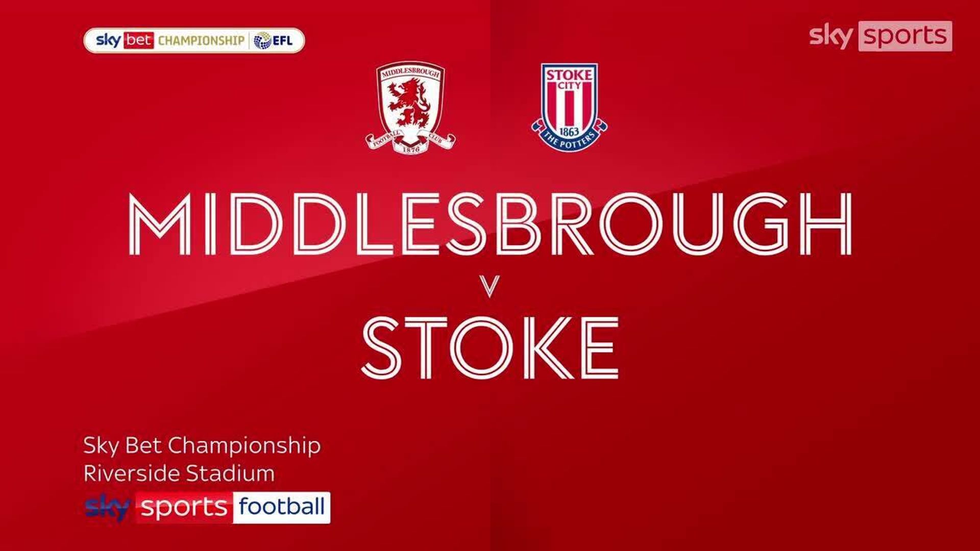 Middlesbrough 1-1 Stoke
