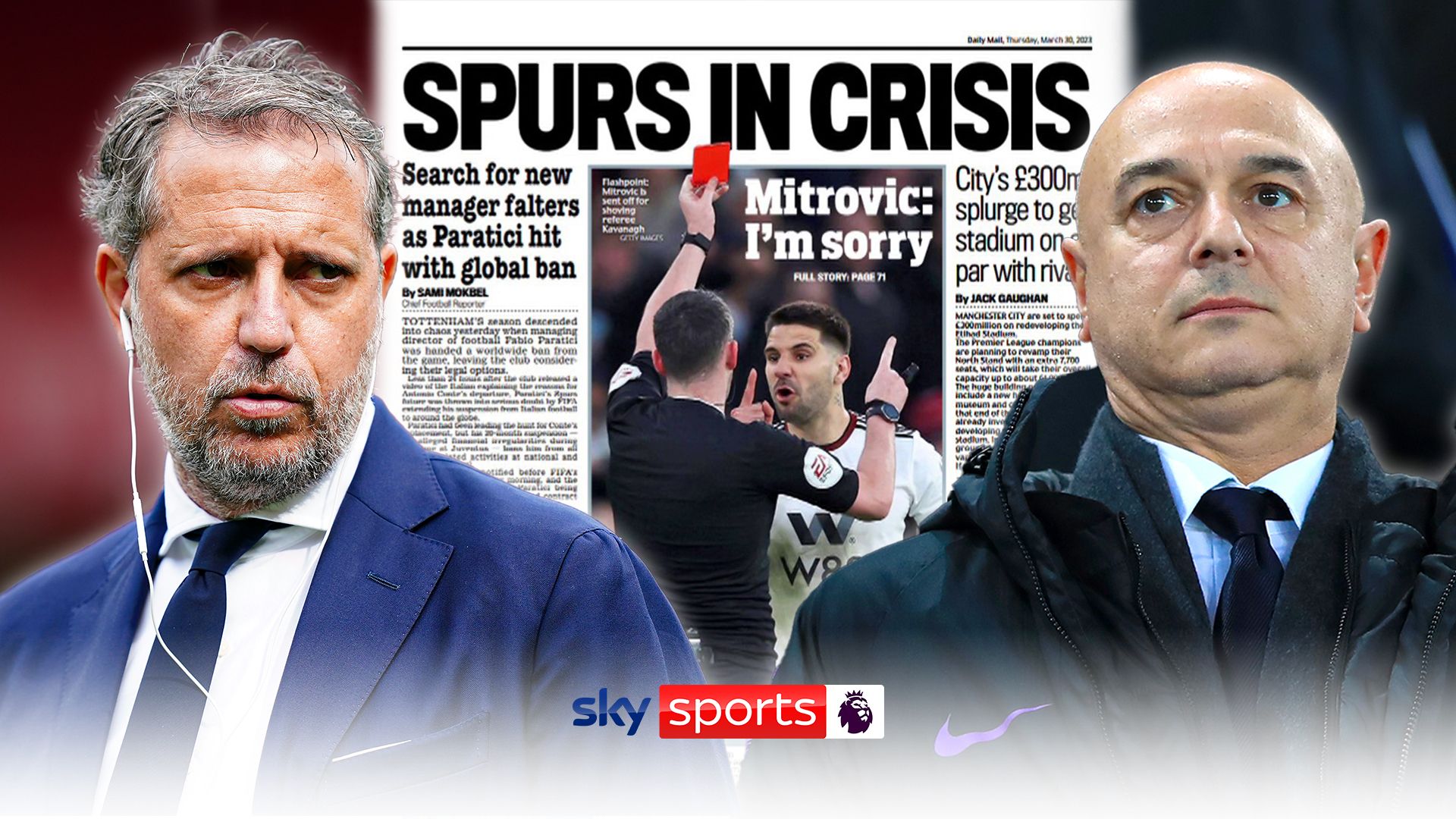 Back Pages Tonight: 'Worst crisis Tottenham have ever faced'