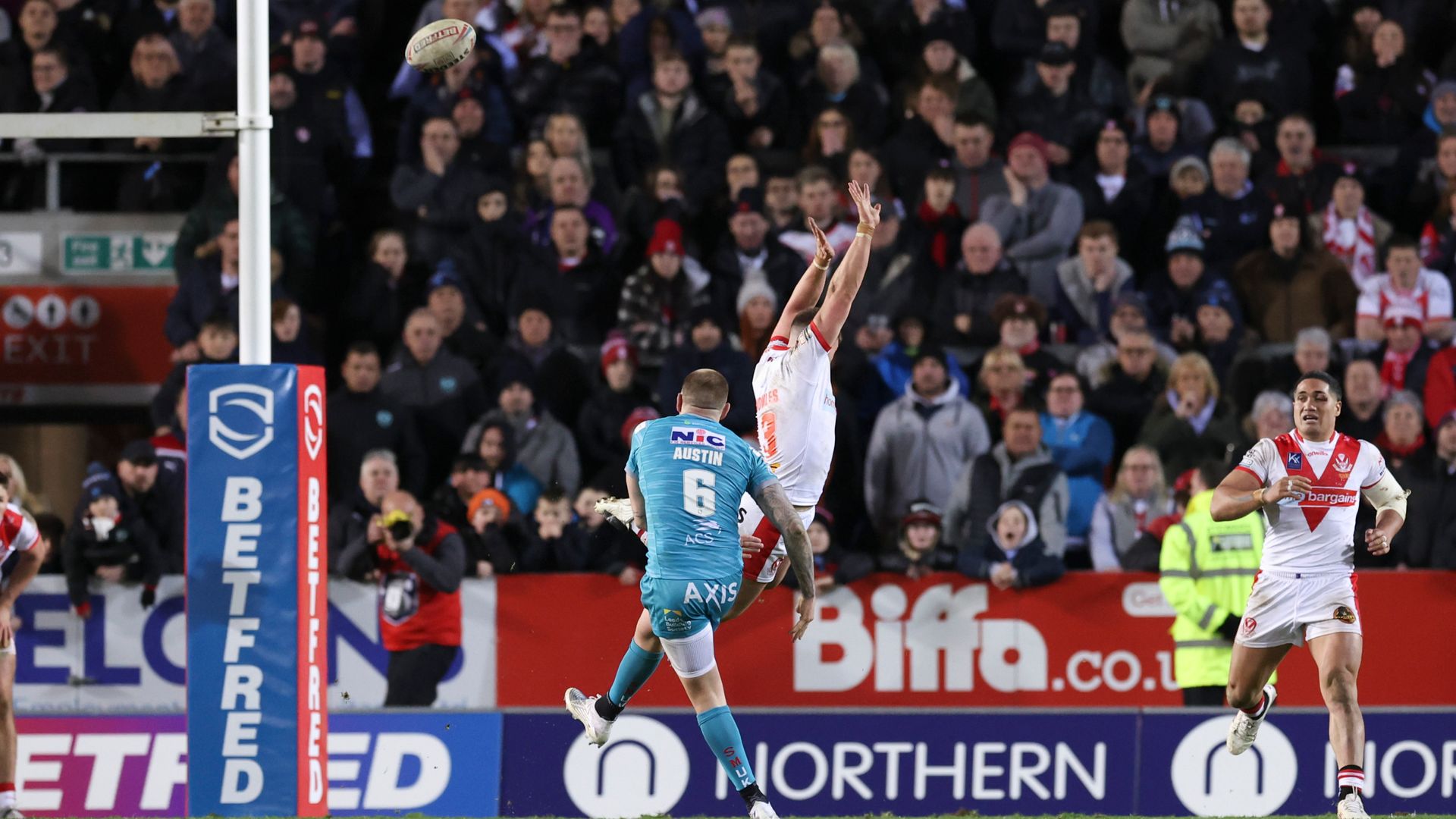 Austin the hero as Rhinos beat reigning champions Saints