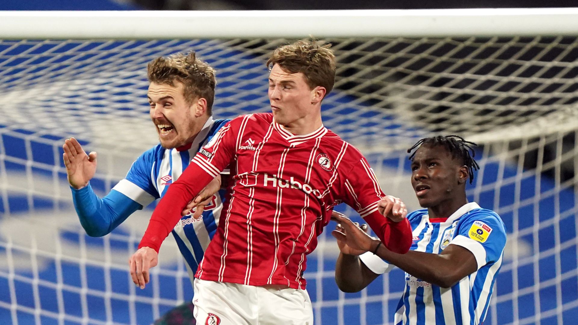 Relegation-threatened Huddersfield hold Bristol City