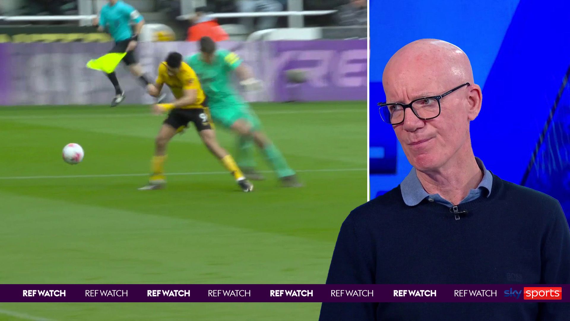 Ref Watch: Was Pope lucky to escape red card?