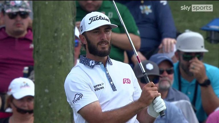 Max Homa found the water on the 17th hole of TPC Sawgrass to end his chances of winning the Players Championship.