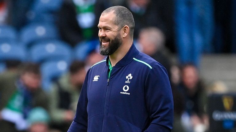 Ireland head coach Andy Farrell praised his side, who won with a prop playing hooker and a flanker throwing in the lineout 