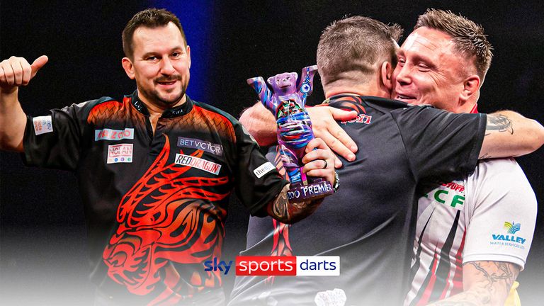 Jonny Clayton defeated three former world champions on his way to clinching his first win of the season on Week Nine of the Premier League in Berlin