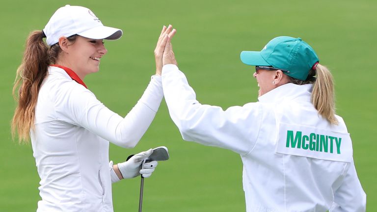 Caley McGinty is among the British players involved in the Augusta National Women's Amateur this week