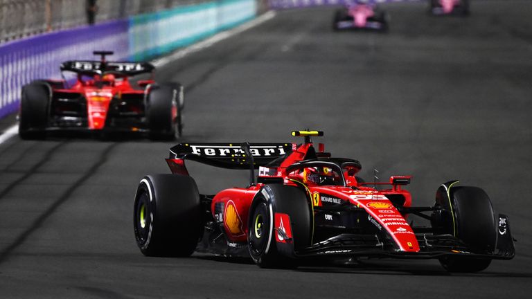 Sainz finished sixth in Jeddah, a place ahead of team-mate Leclerc