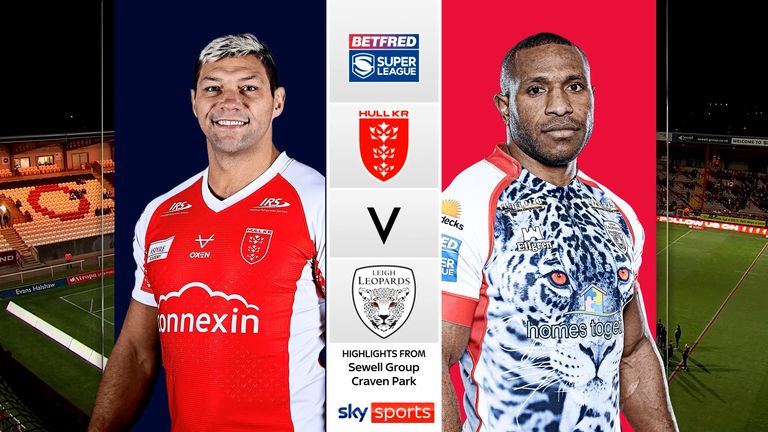 Highlights of the Betfred Super League Clash between Hull KR and Leigh