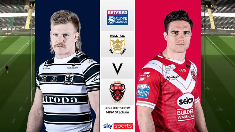 Highlights of the Betfred Super League clash between Hull FC and Salford