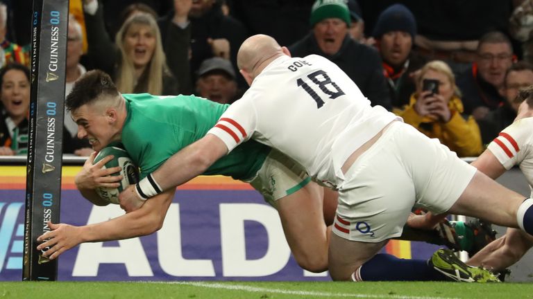 Sheehan notched his second and Ireland's third six minutes later