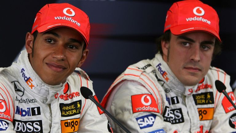 Hamilton and Alonso both narrowly missed out on the 2006 world championship 