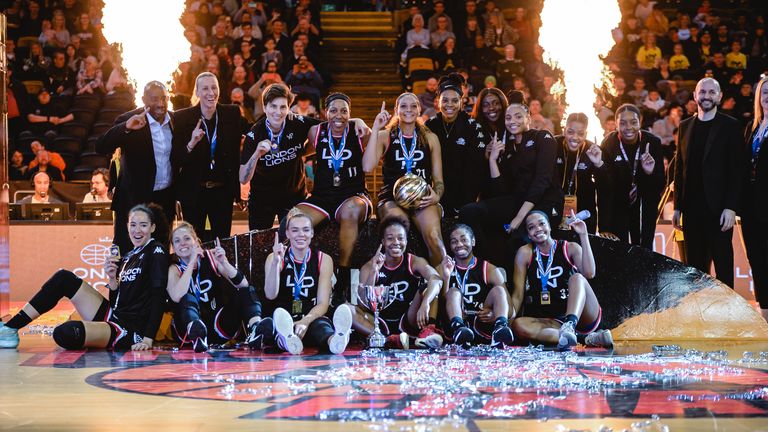 London Lions triumphed in the final of the WBBL Trophy (British Basketball League)