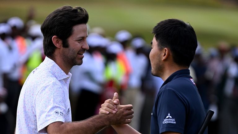 Jorge Campillo and Masahiro Kawamura were together in the final group at the Magical Kenya Open