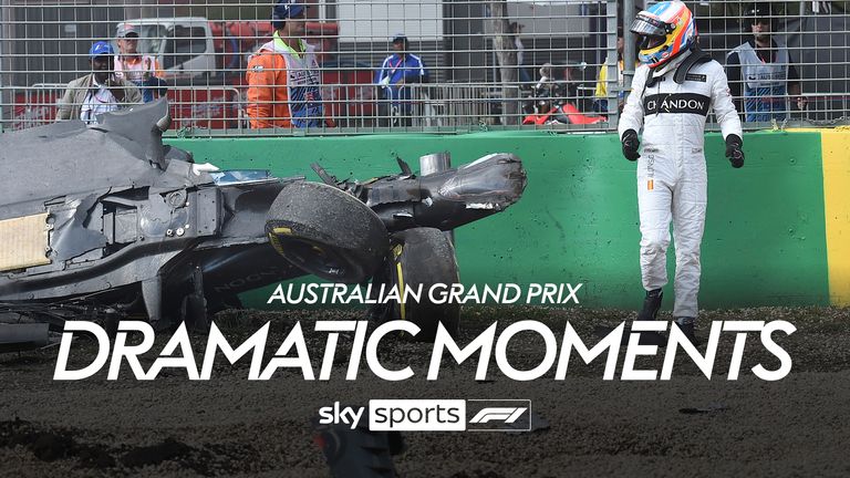 Look back at some of the most dramatic moments to have taken place around Albert Park Circuit