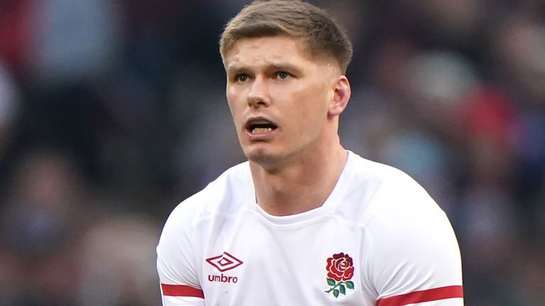 Le capitaine anglais Owen Farrell est absent pour affronter l'Irlande