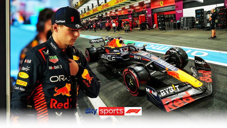 Max Verstappen makes a shock exit from qualifying due to an apparent engine problem.