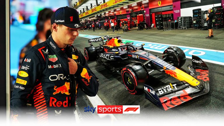 Max Verstappen makes a shock exit from qualifying due to a driveshaft failure