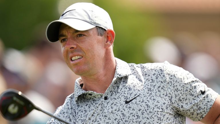 Rory McIlroy is struggling to make the cut at TPC Sawgrass