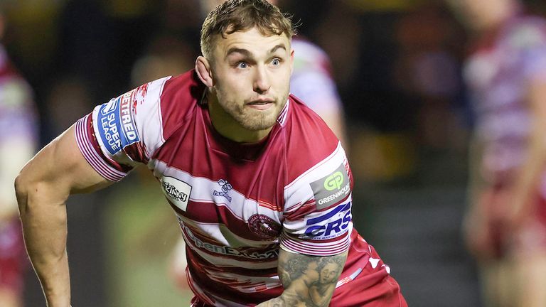 Sam Powell had a big day defensively for Wigan Warriors 