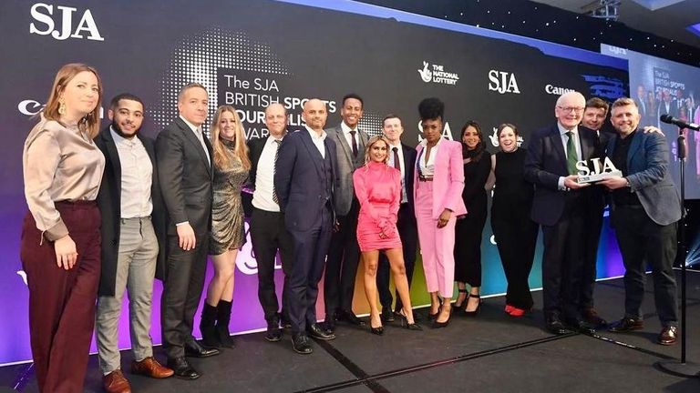 Sky Sports named Sports Content Organisation of the year at SJA awards | News News