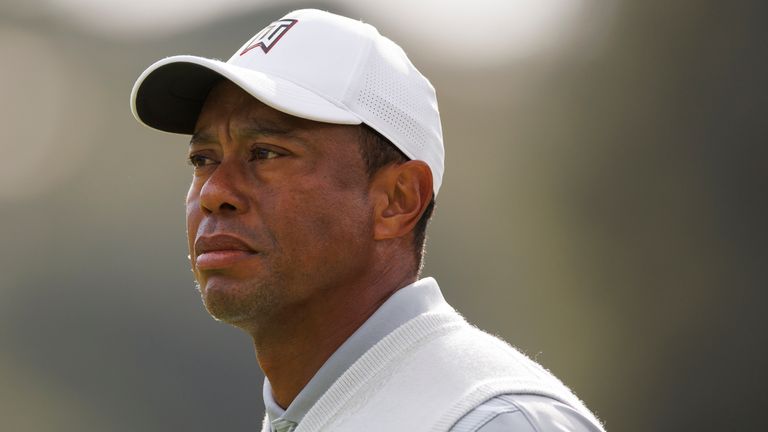 Woods returned to competitive golf at the Genesis Invitational February
