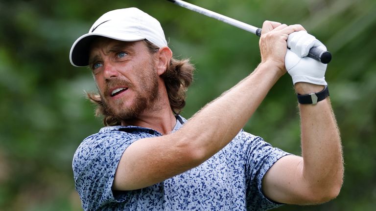 Tommy Fleetwood will play alongside Australia's Cam Davis during the final round of The Players at TPC Sawgrass in Florida