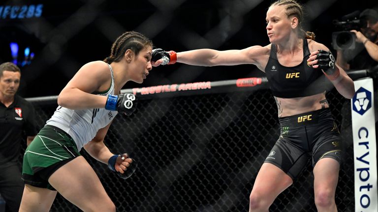 Valentina Shevchenko was beaten by Alexa Grasso in the co-main event
