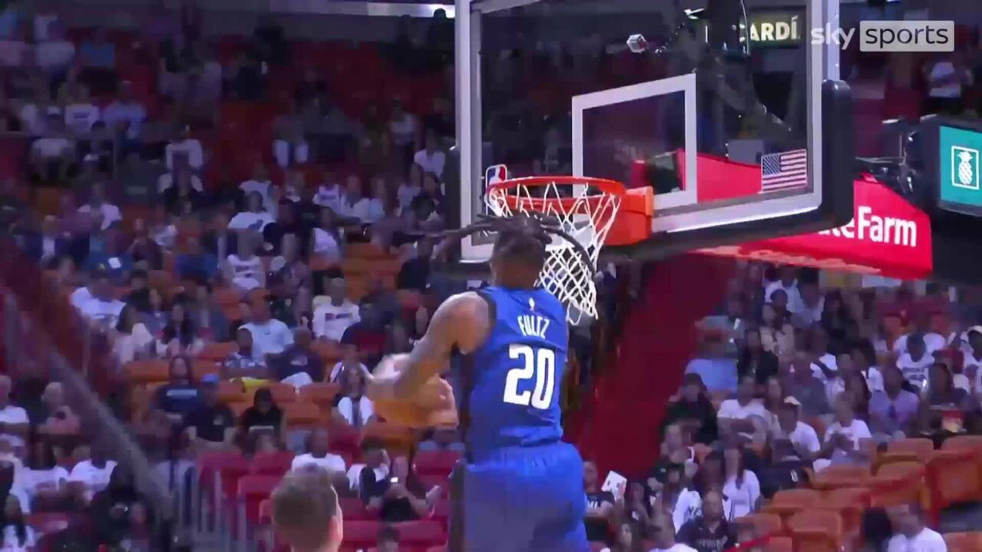 Fultz throws it down with authority!